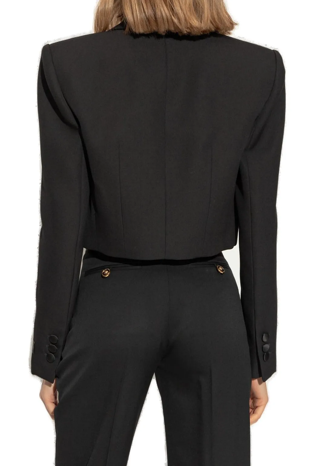 Cropped Tuxedo Jacket