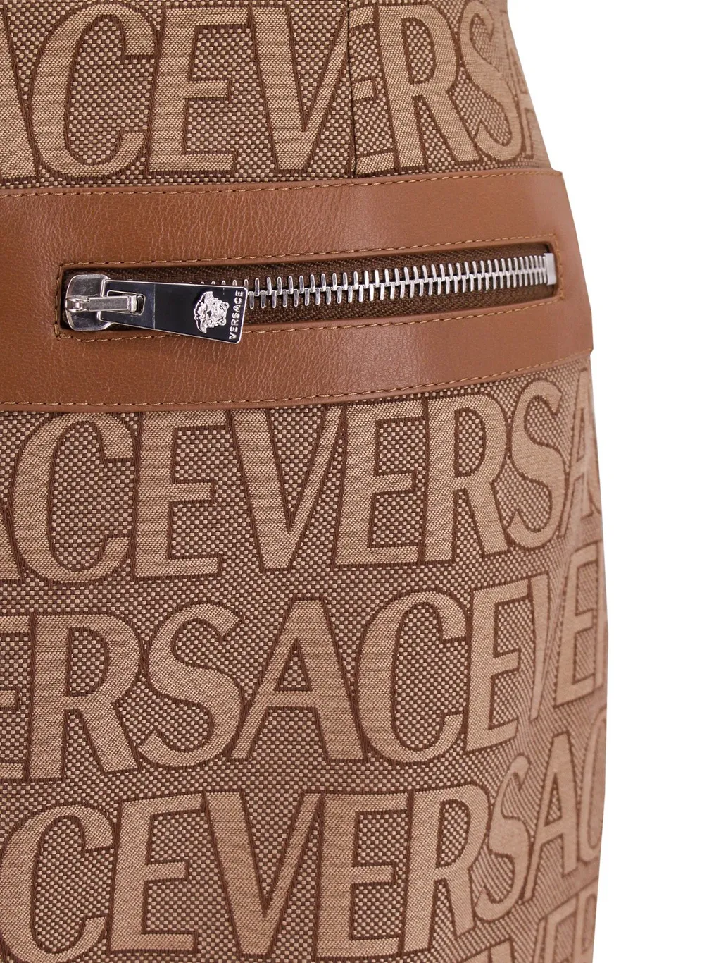 Logo Print Mini Skirt