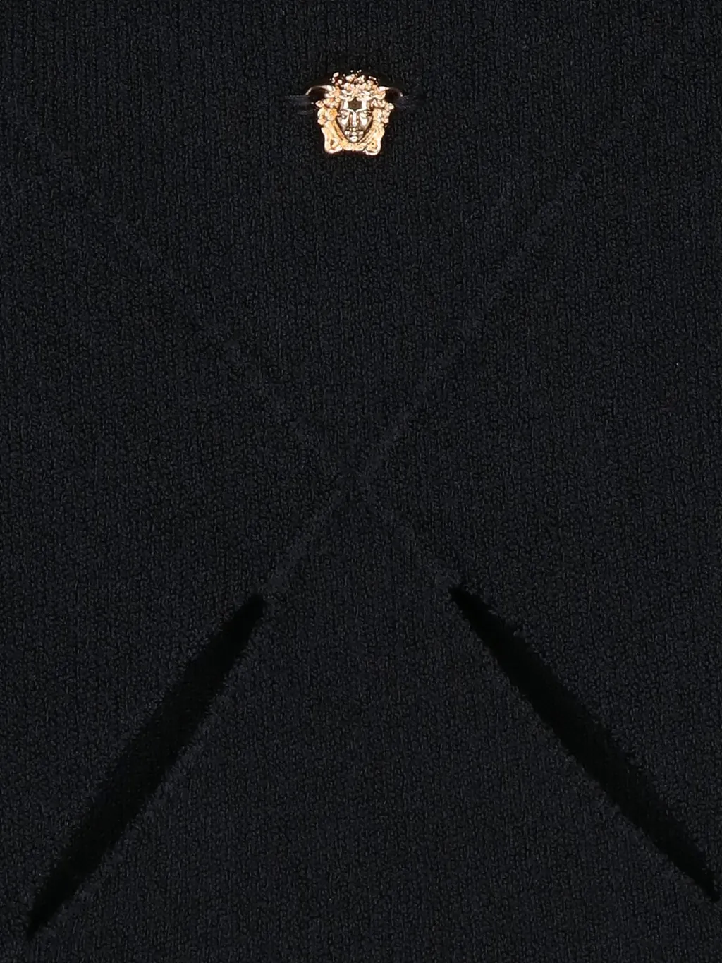 Long-Sleeved Knit Top With Cut-Outs