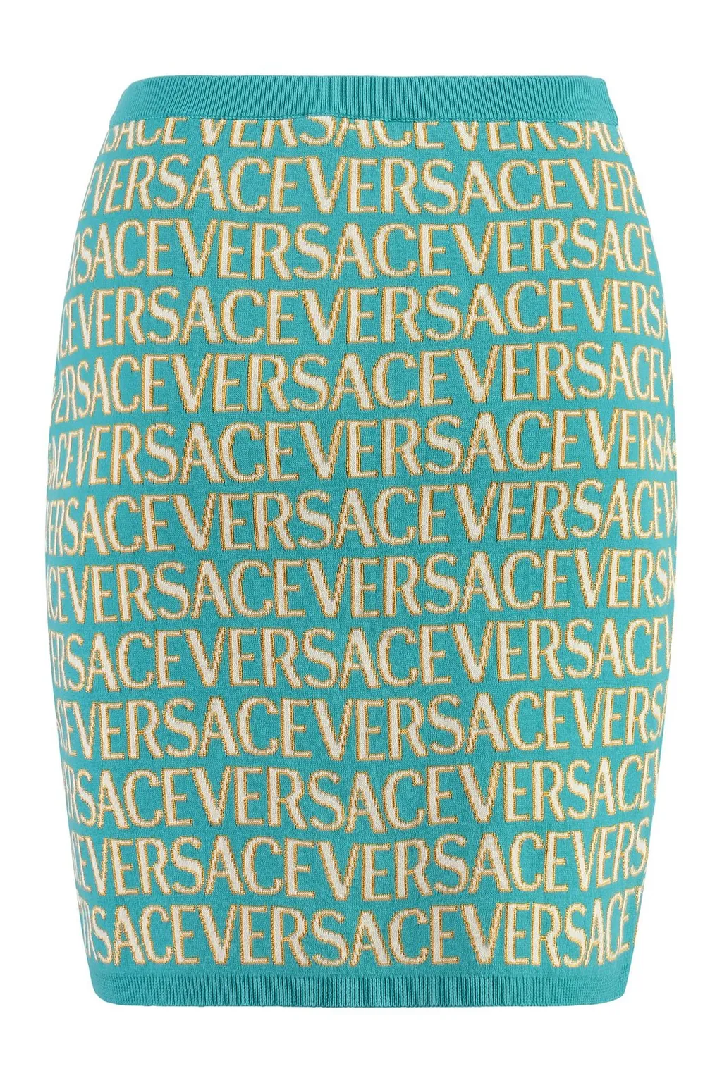 Logo Print Knit Skirt