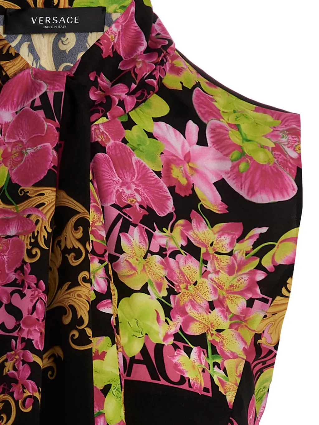Floral Print Pleated Dress