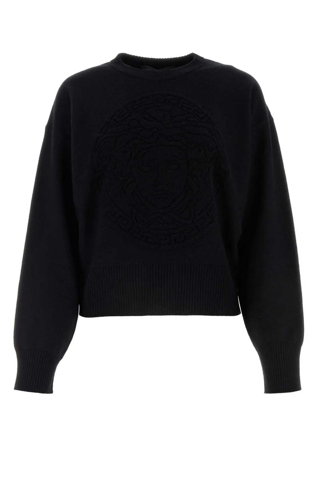 Sweatshirt With Medusa Embossing