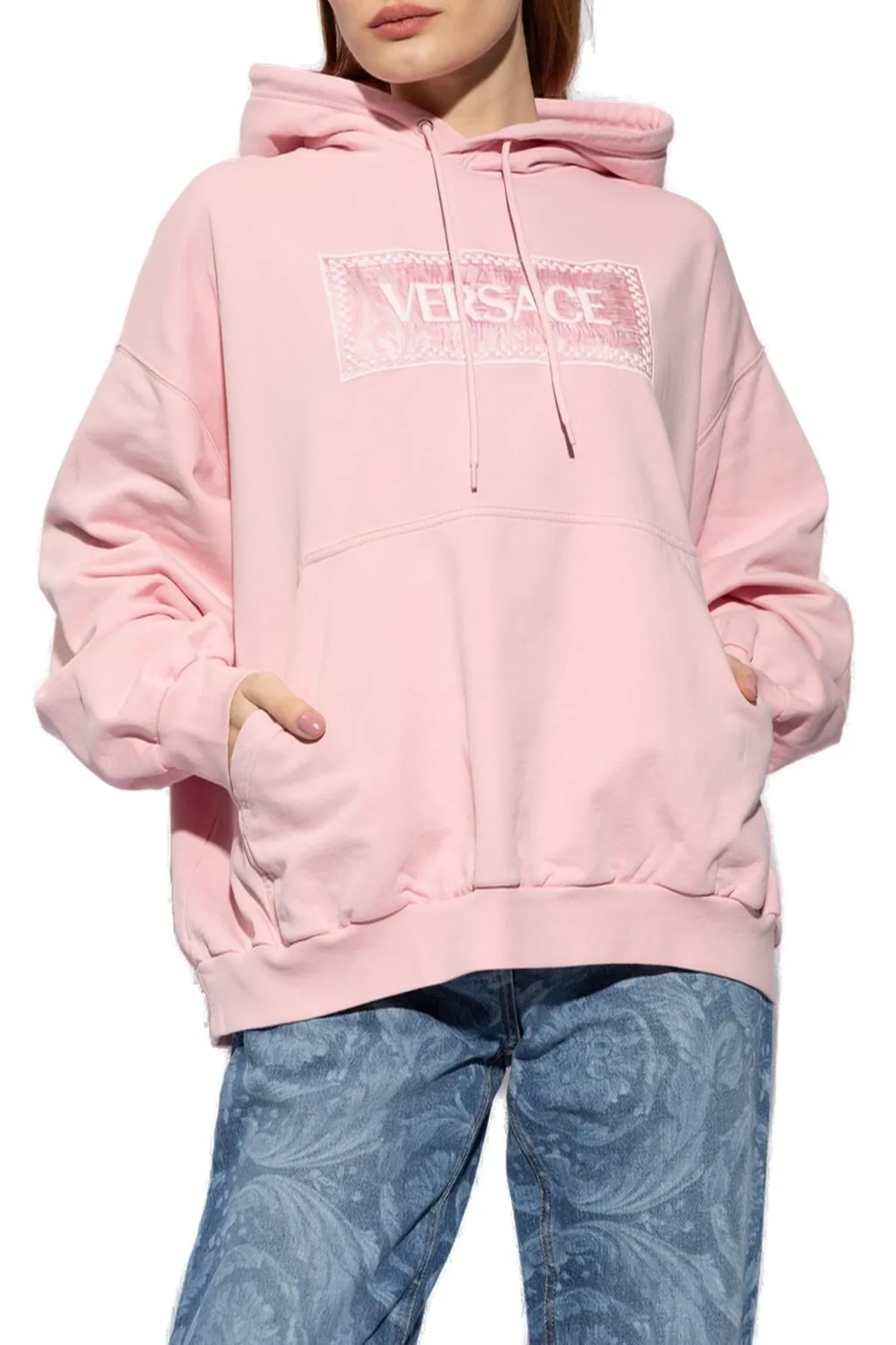 Hoodie With Medusa Amplified Print