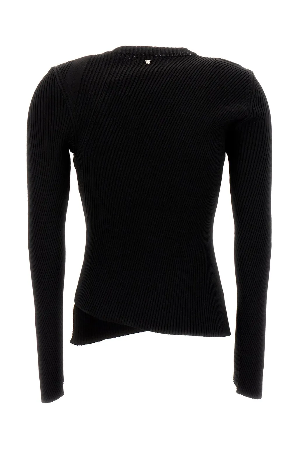 Asymmetric Ribbed Knit Top