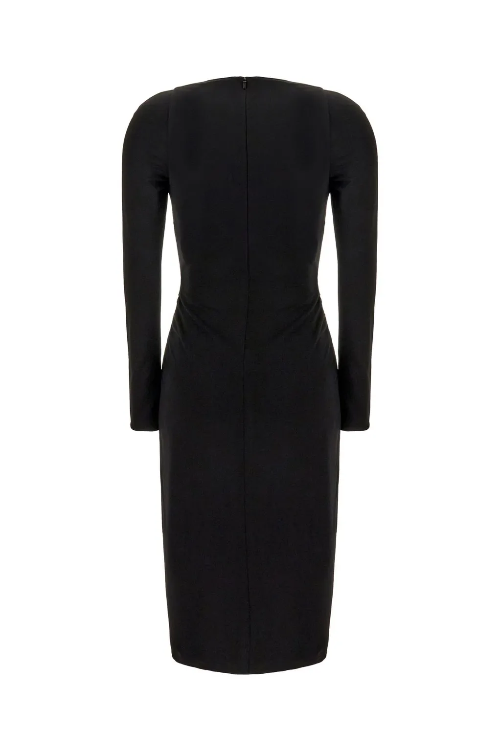 Wrap Dress With Medusa Hardware