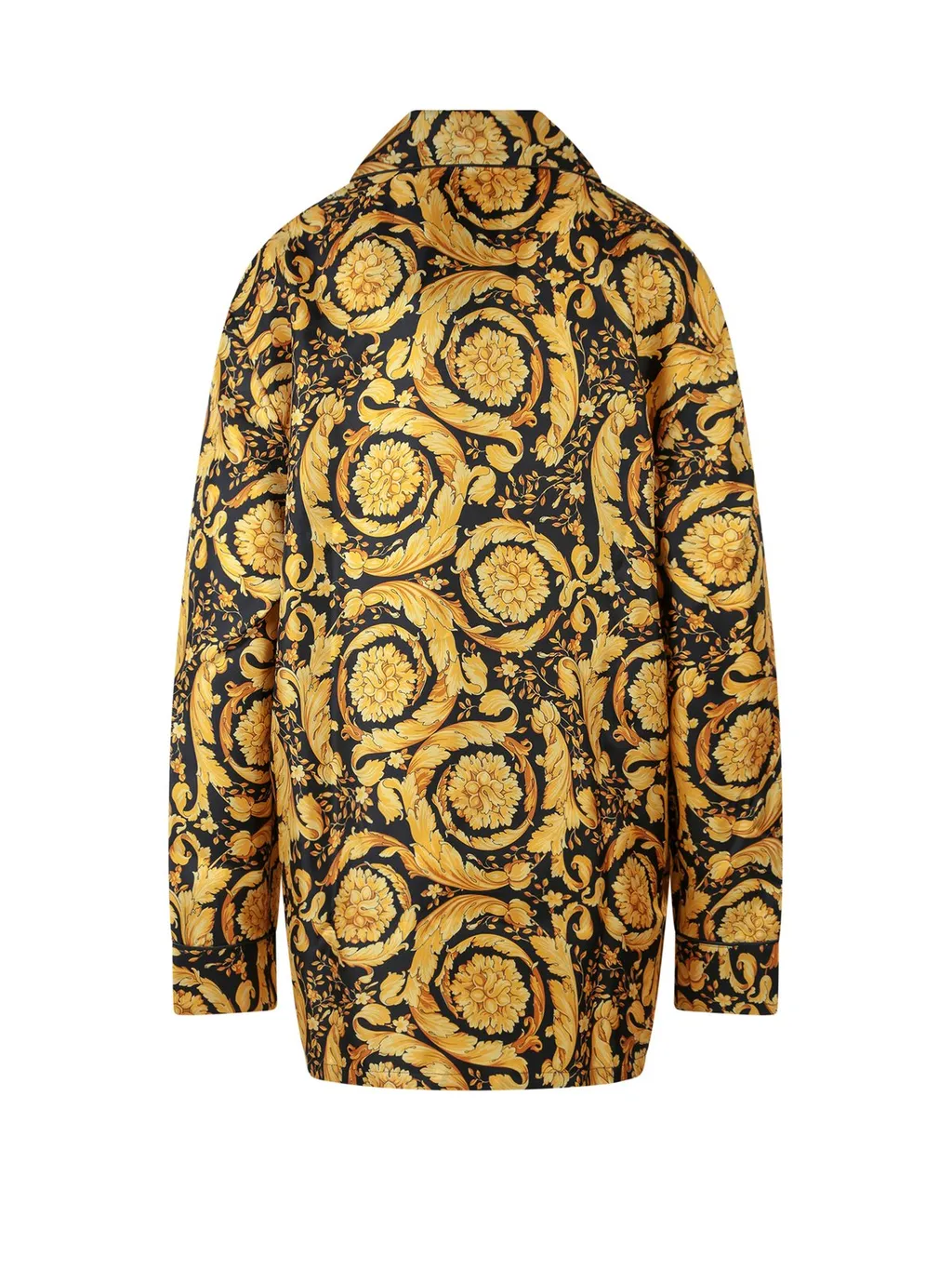 Baroque Print Silk Shirt