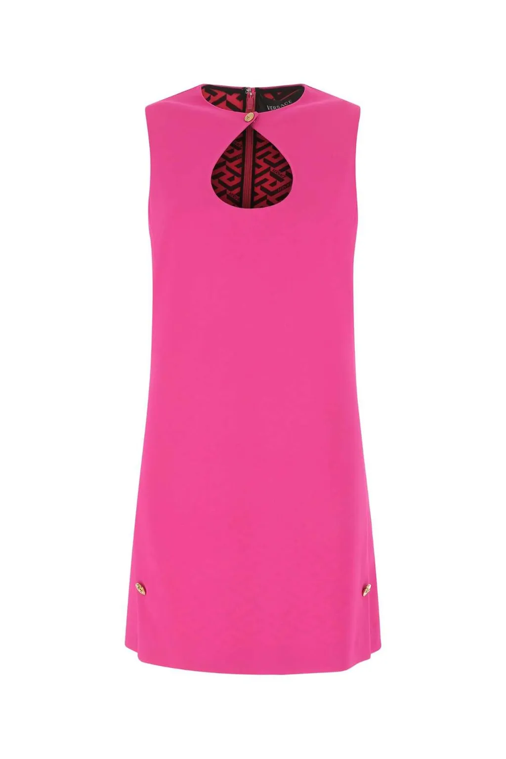 Sleeveless Mini Dress With Cut-Out