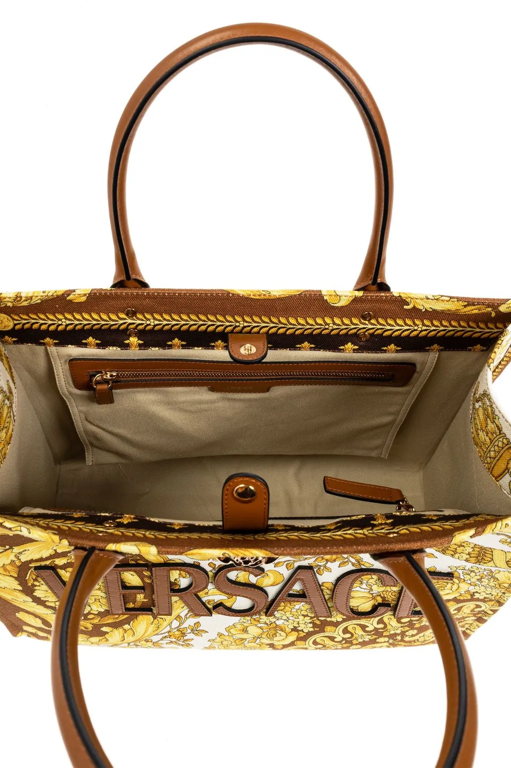 Barocco Print Tote Bag