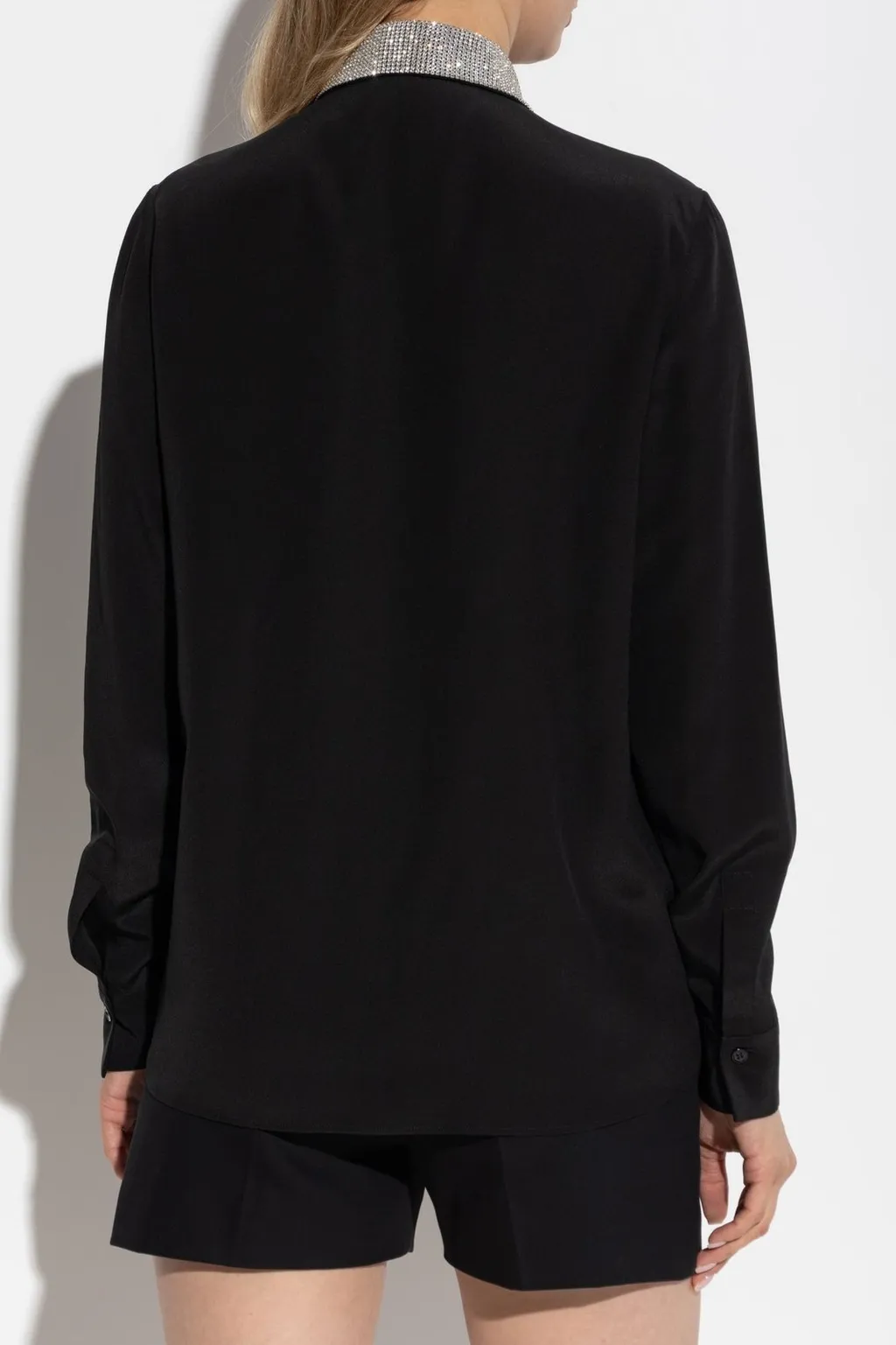 Shirt With Embellished Collar