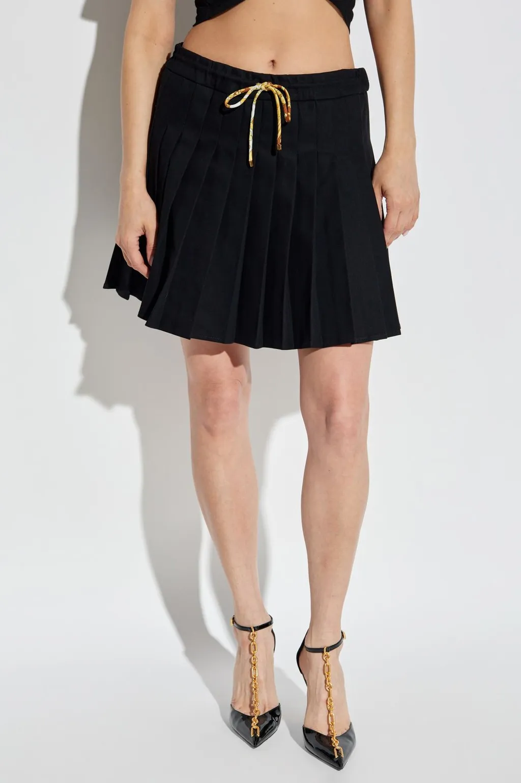 Pleated Mini Skirt