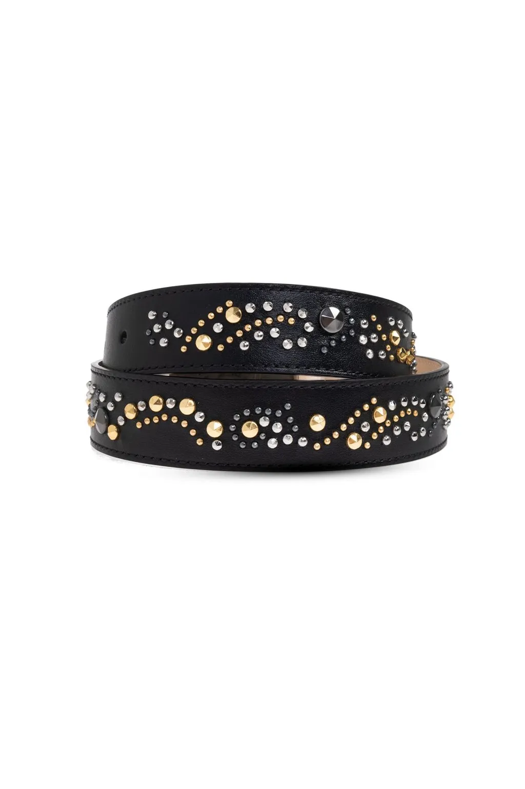 Studded Leather Belt