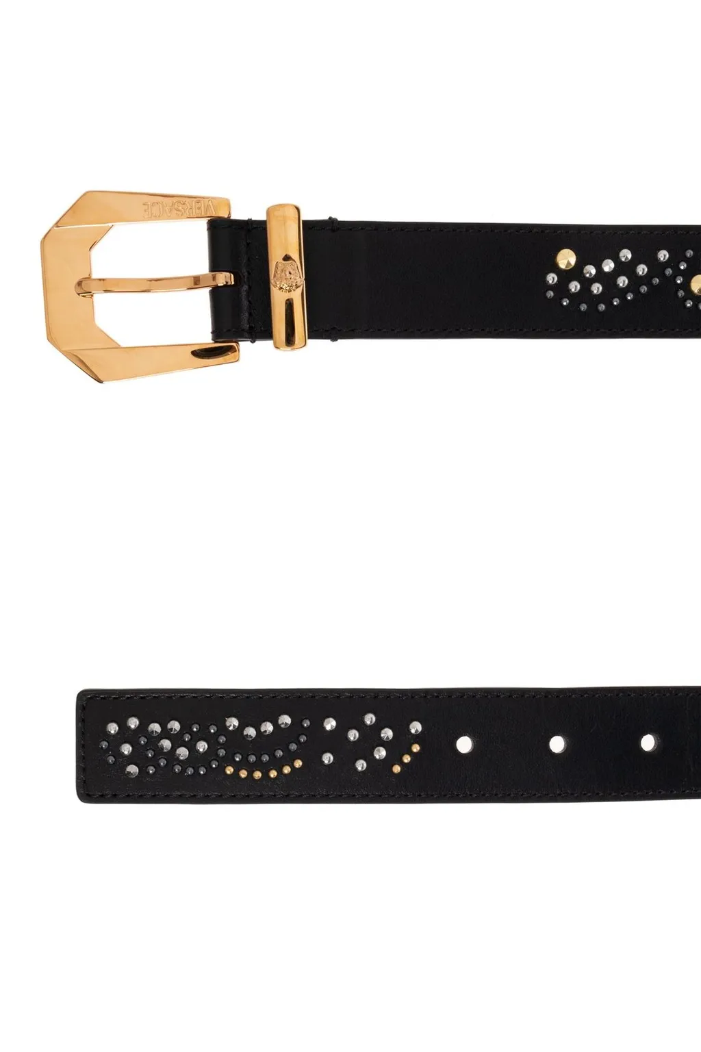 Studded Leather Belt