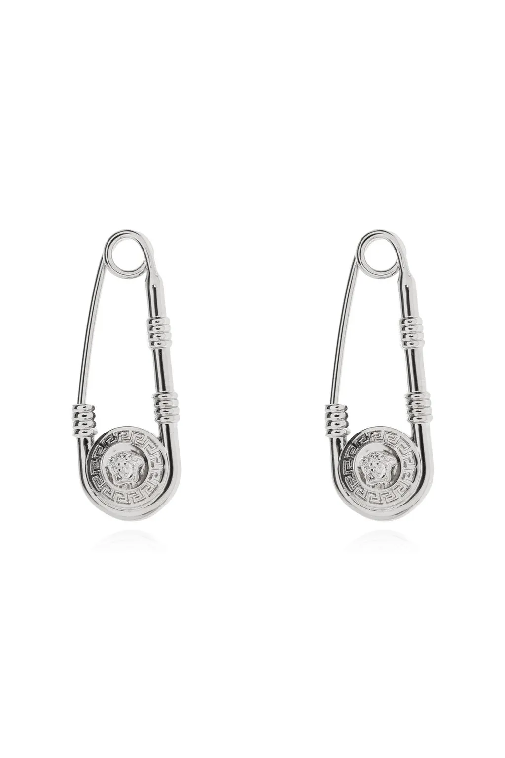 Medusa Safety Pin Earrings