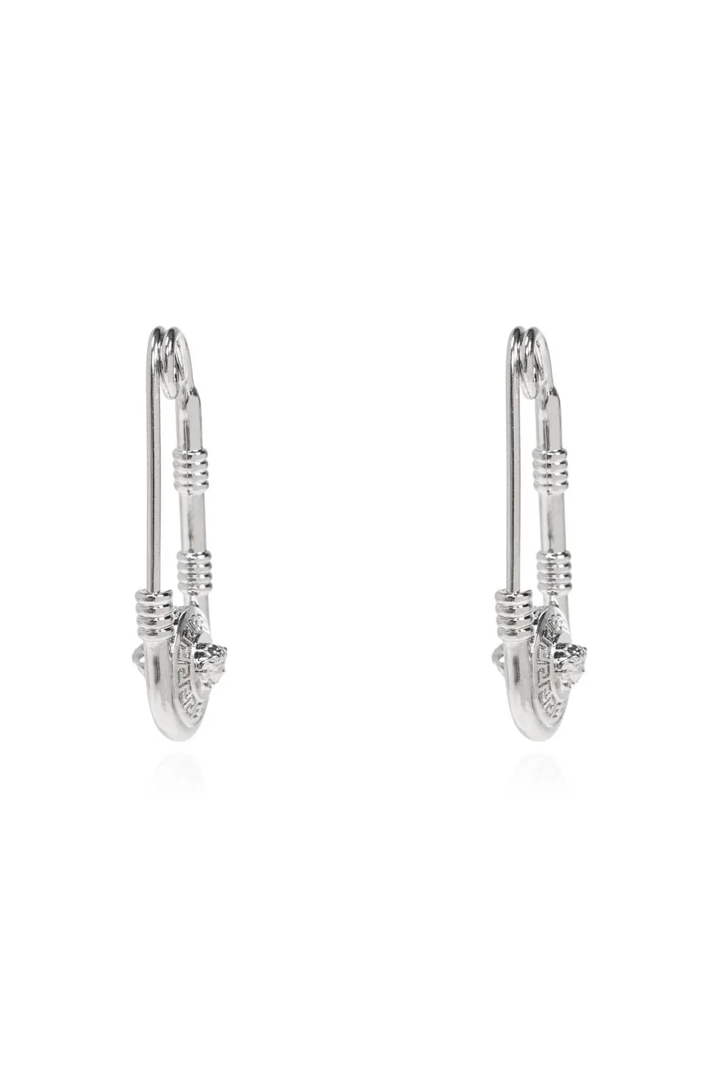 Medusa Safety Pin Earrings