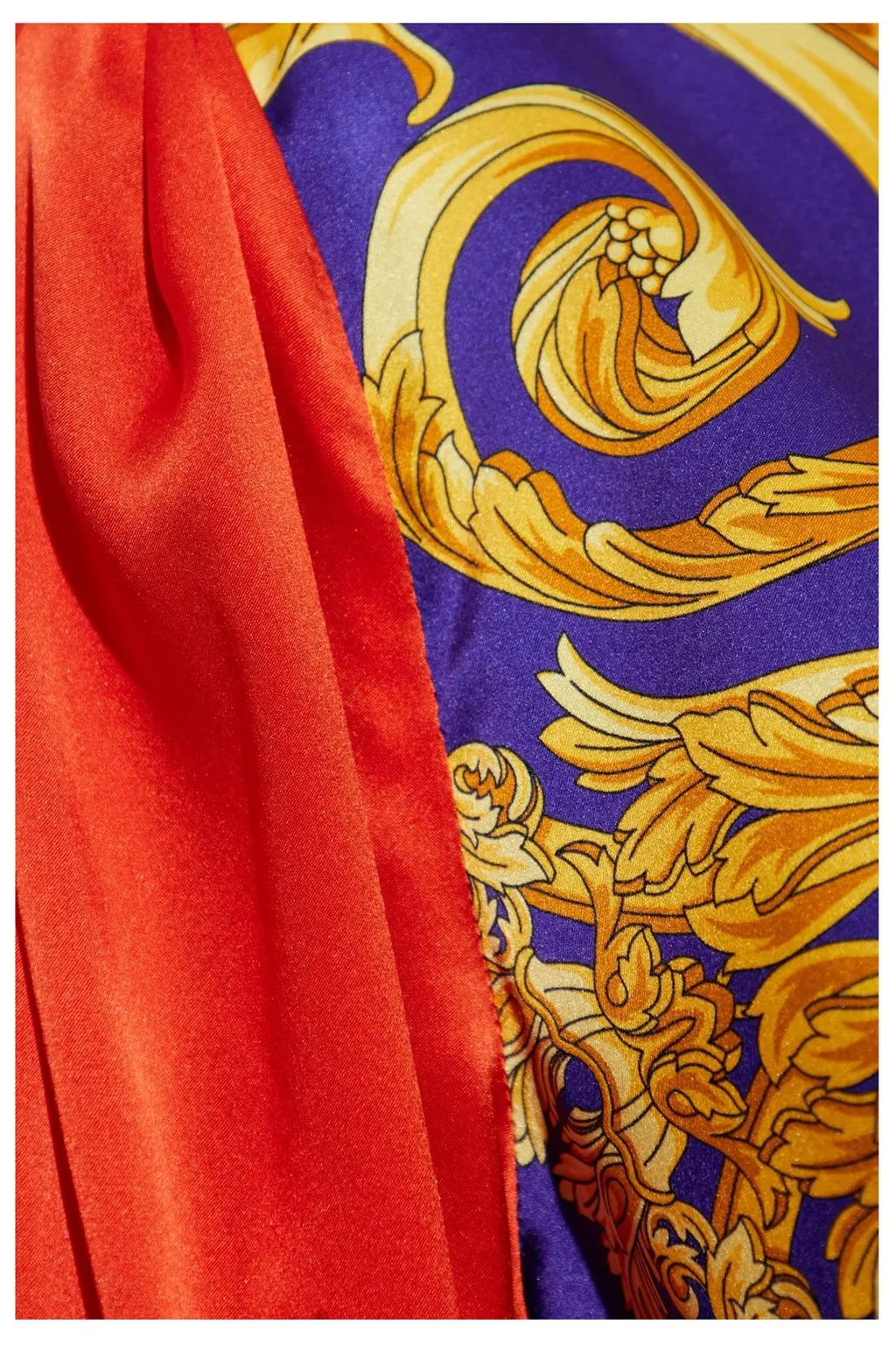 Baroque Print Silk Shirt