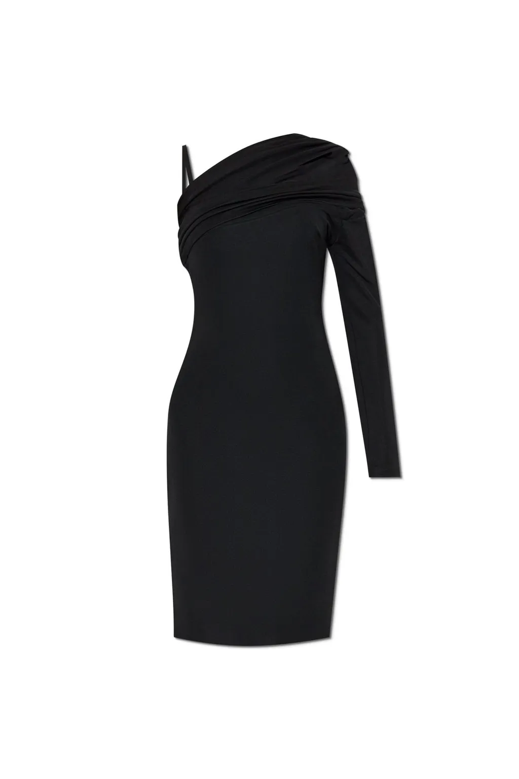 One-Shoulder Draped Dress