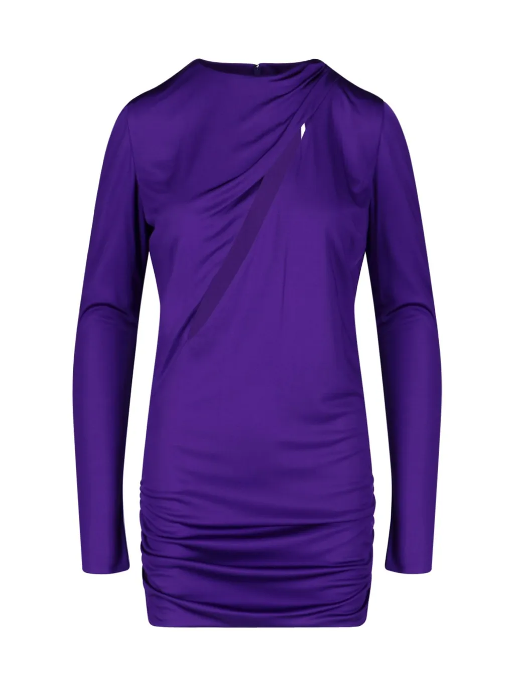 Long Sleeve Ruched Dress