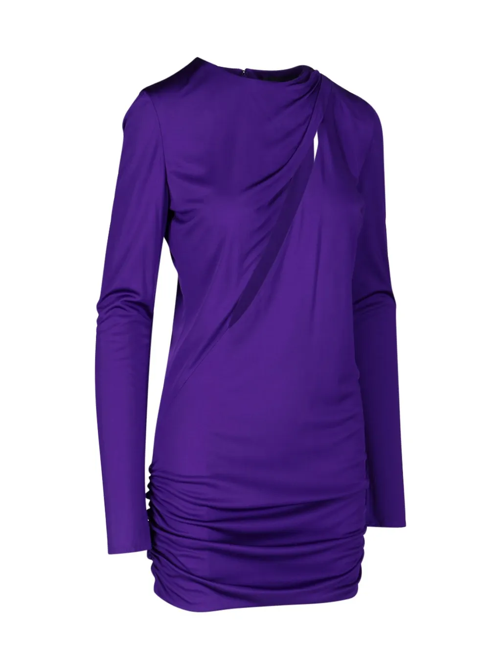Long Sleeve Ruched Dress