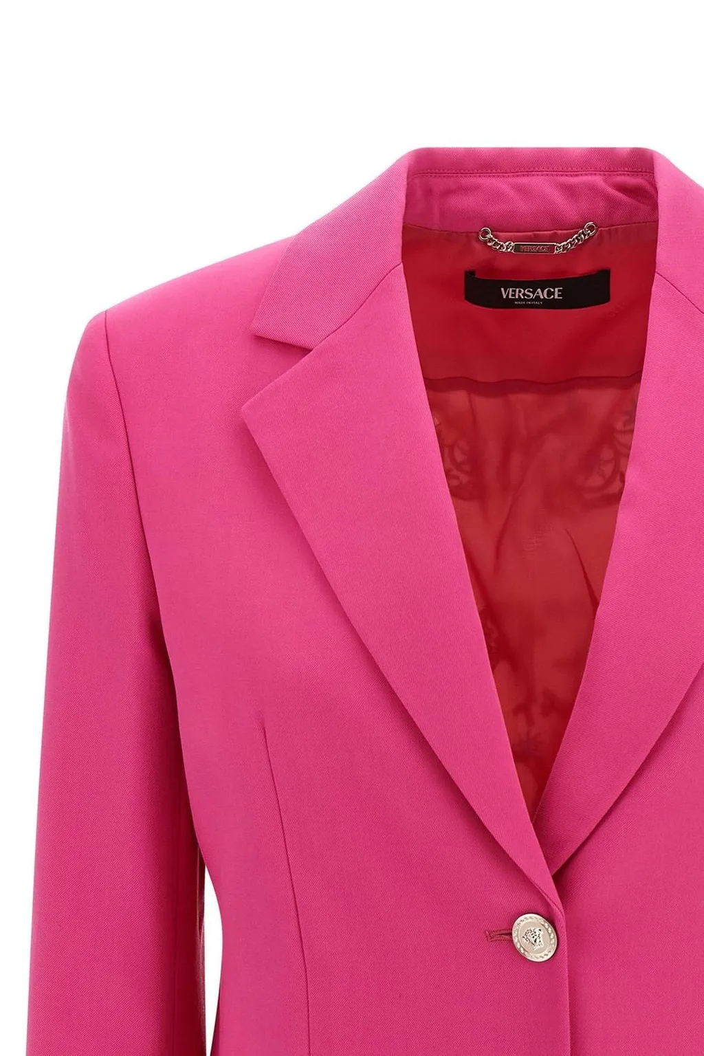 Blazer With Medusa Chain Detail