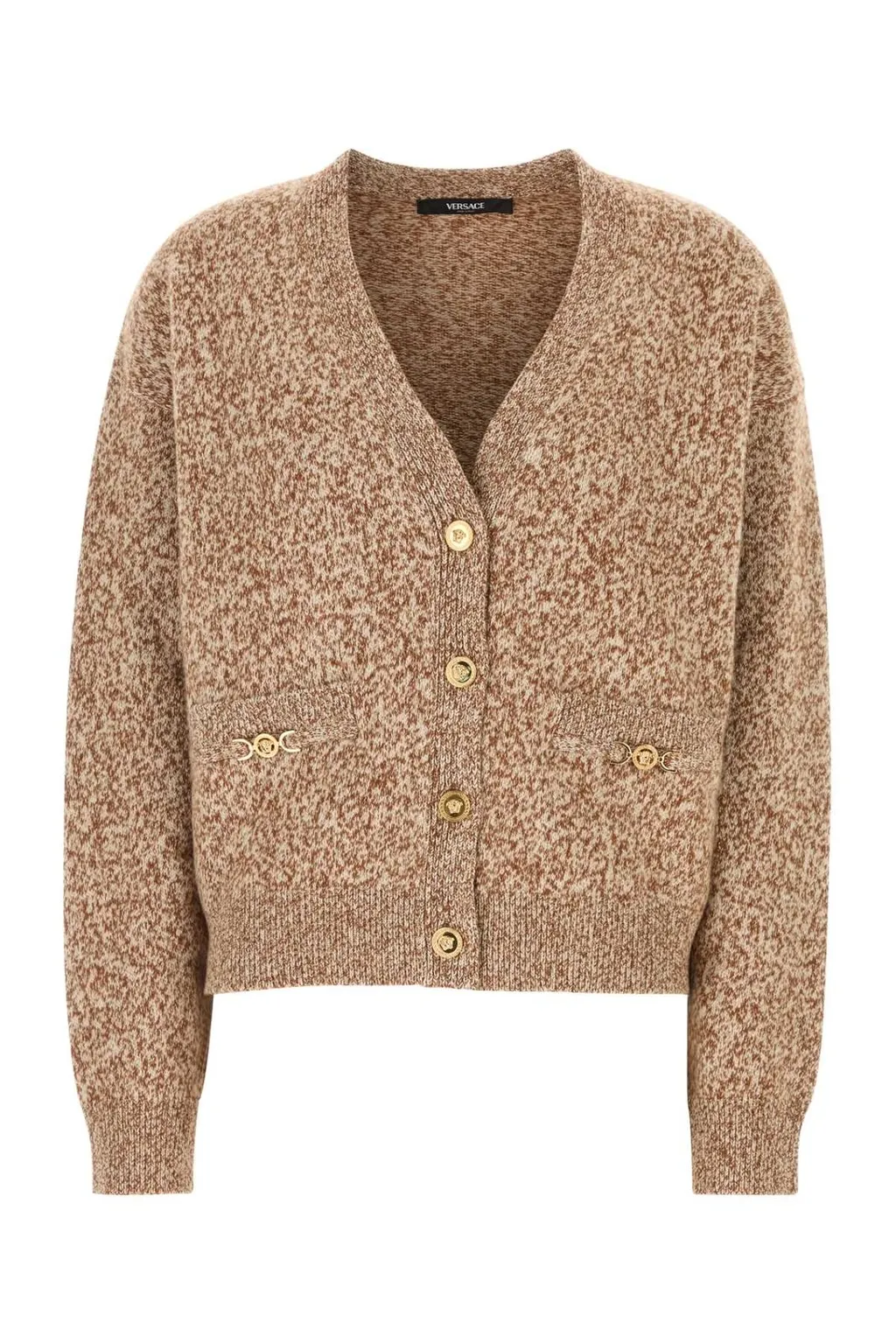 Cardigan With Medusa Buttons