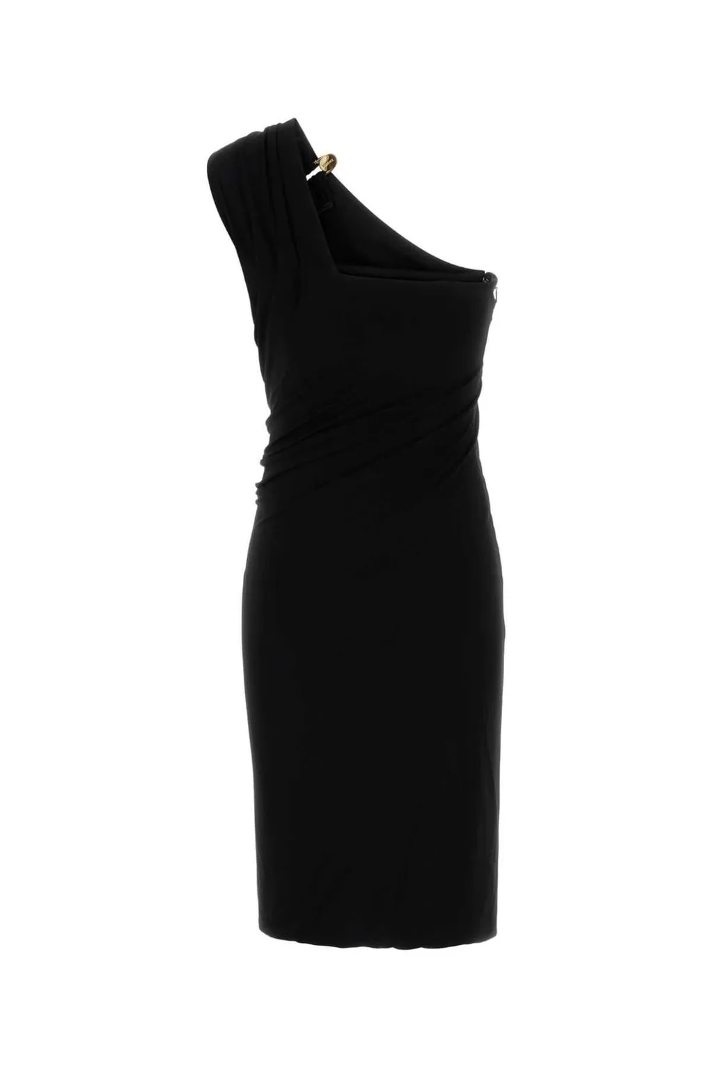 One-Shoulder Draped Dress