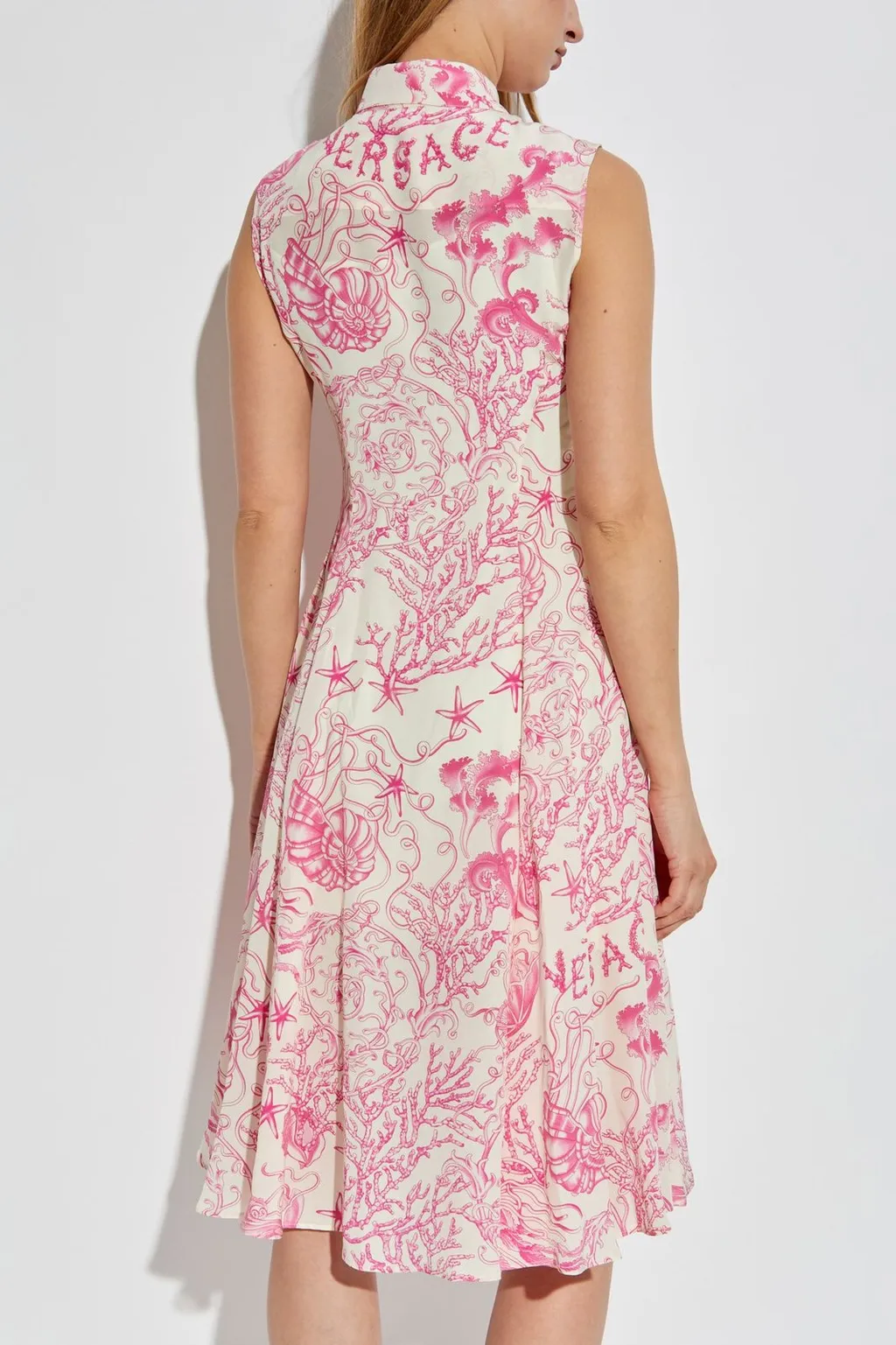 Sleeveless Shirt Dress