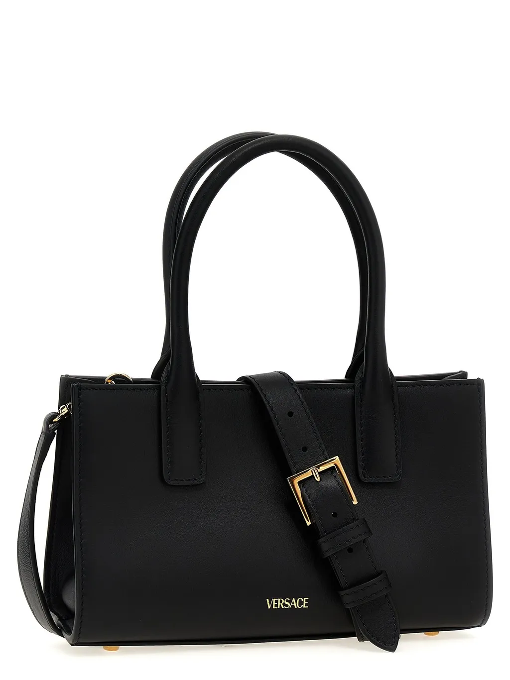 Medusa Charm Top Handle Bag