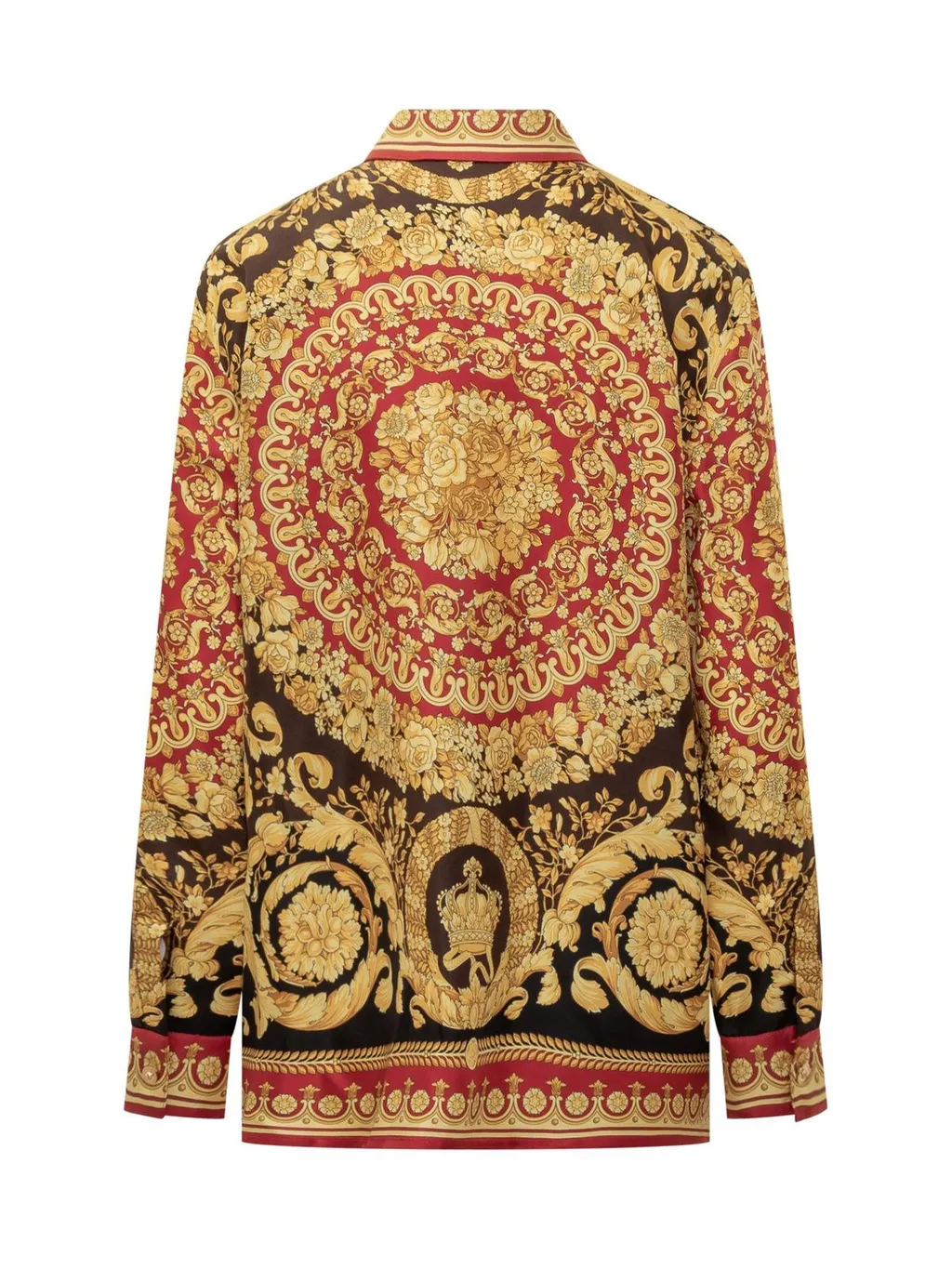 Baroque Print Silk Shirt