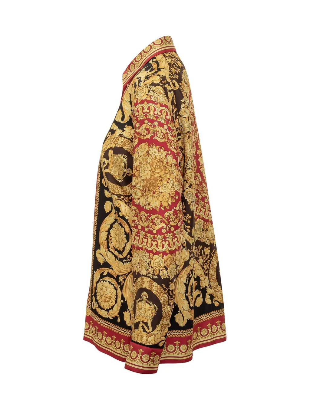 Baroque Print Silk Shirt
