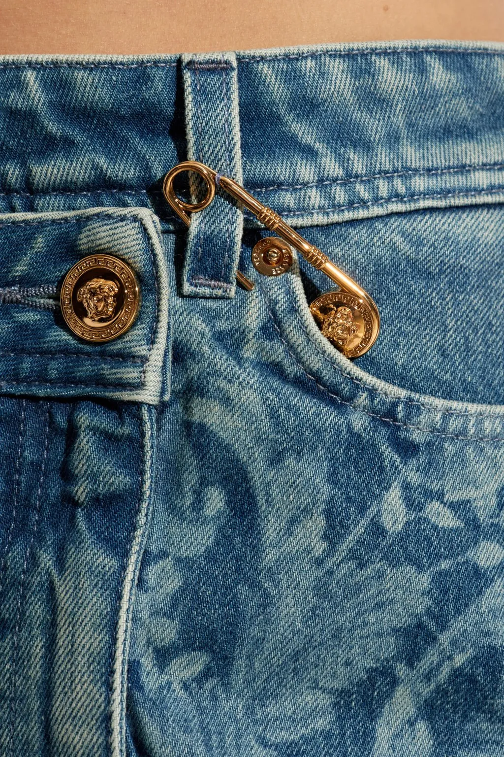 Denim A-Line Skirt