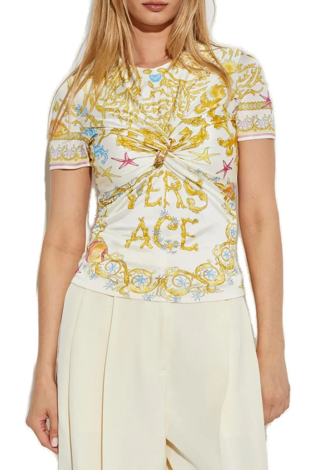 Twisted Medusa Print T-Shirt