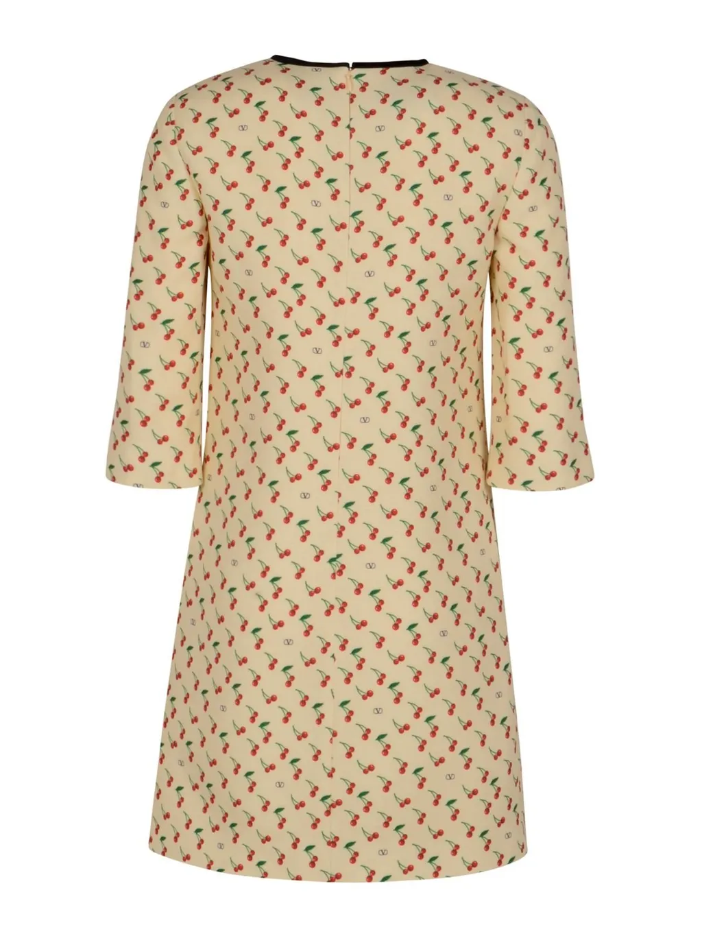 A-Line Dress With Cherry Print