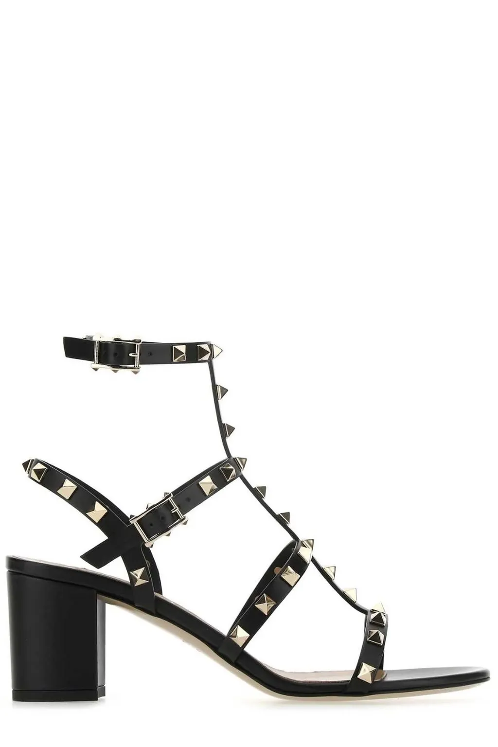 Studded Block Heel Sandals