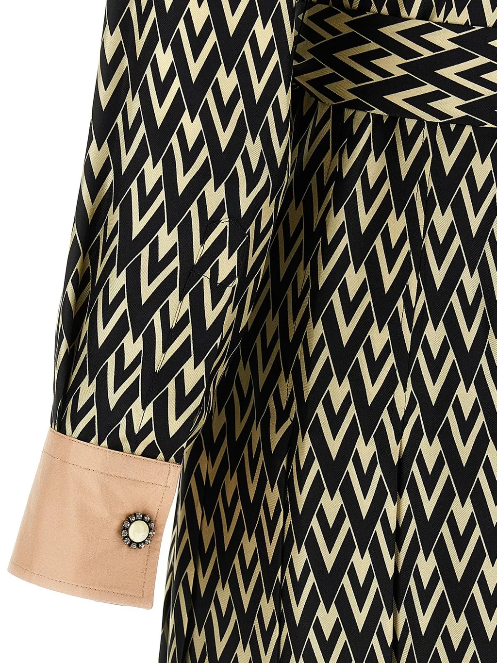 Geometric Print Midi Dress