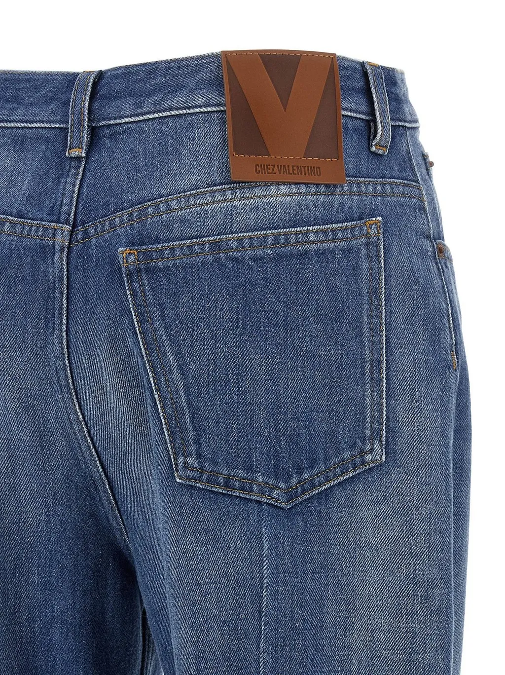 High-Waisted Flared Jeans