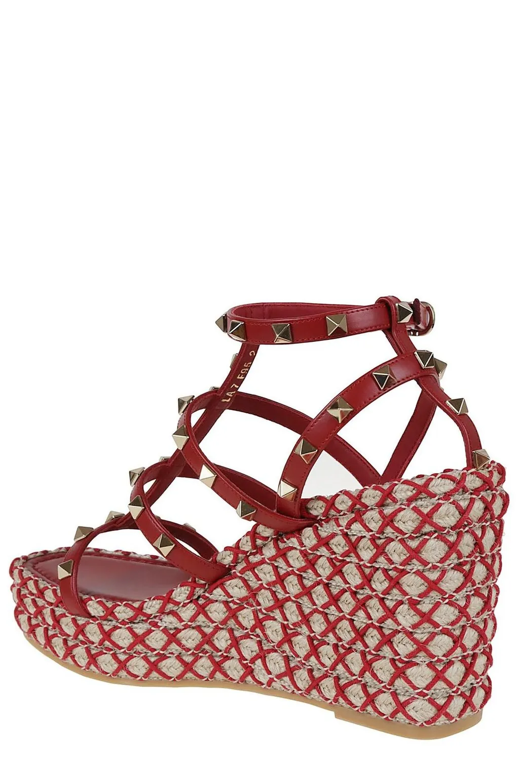 Studded Wedge Espadrille Sandals