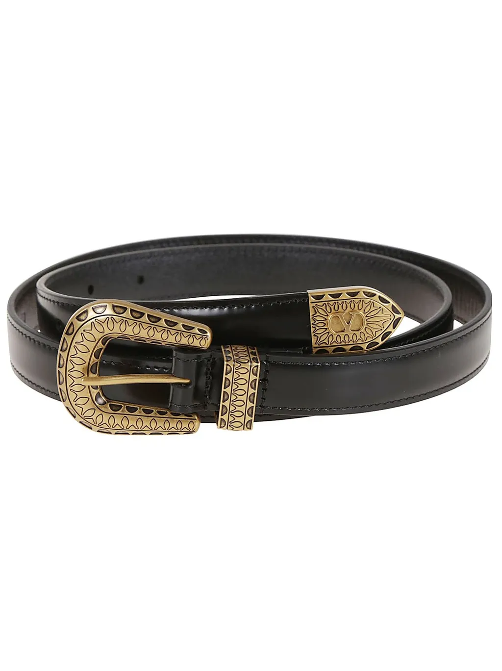 Belt With Western Buckle