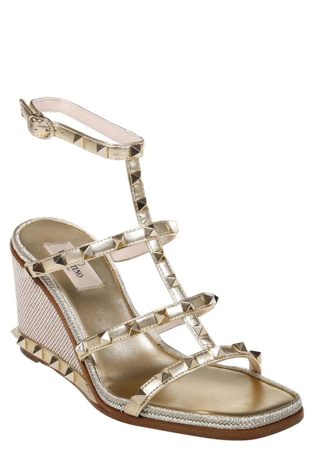 Studded Wedge Sandals