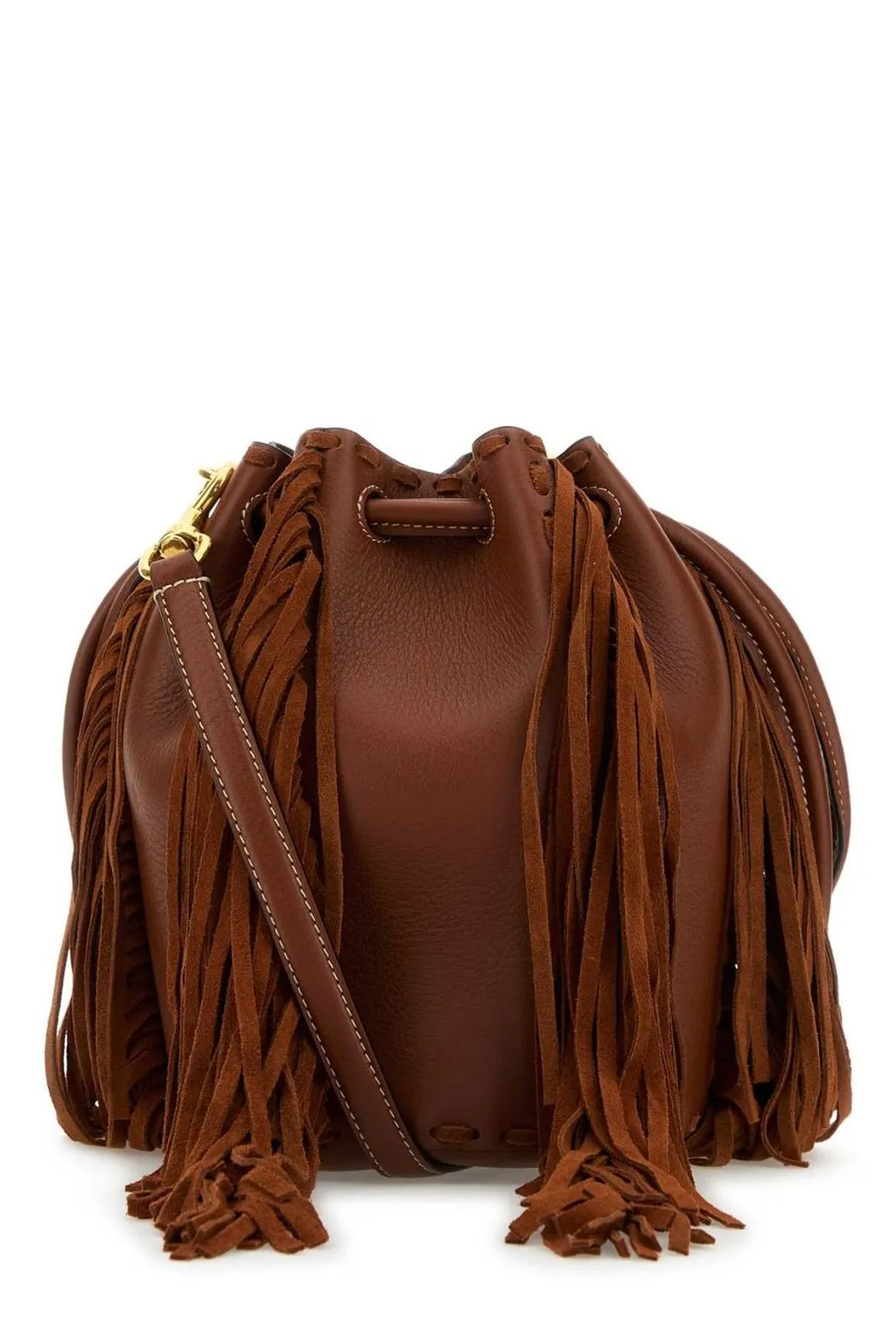 Bucket Bag With Fringes