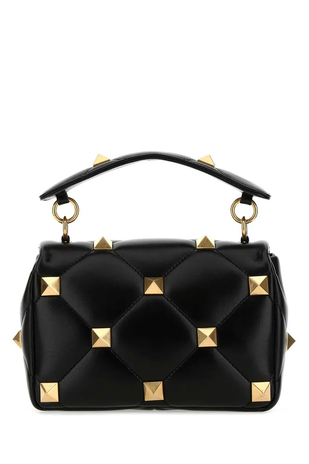 Studded Top Handle Bag
