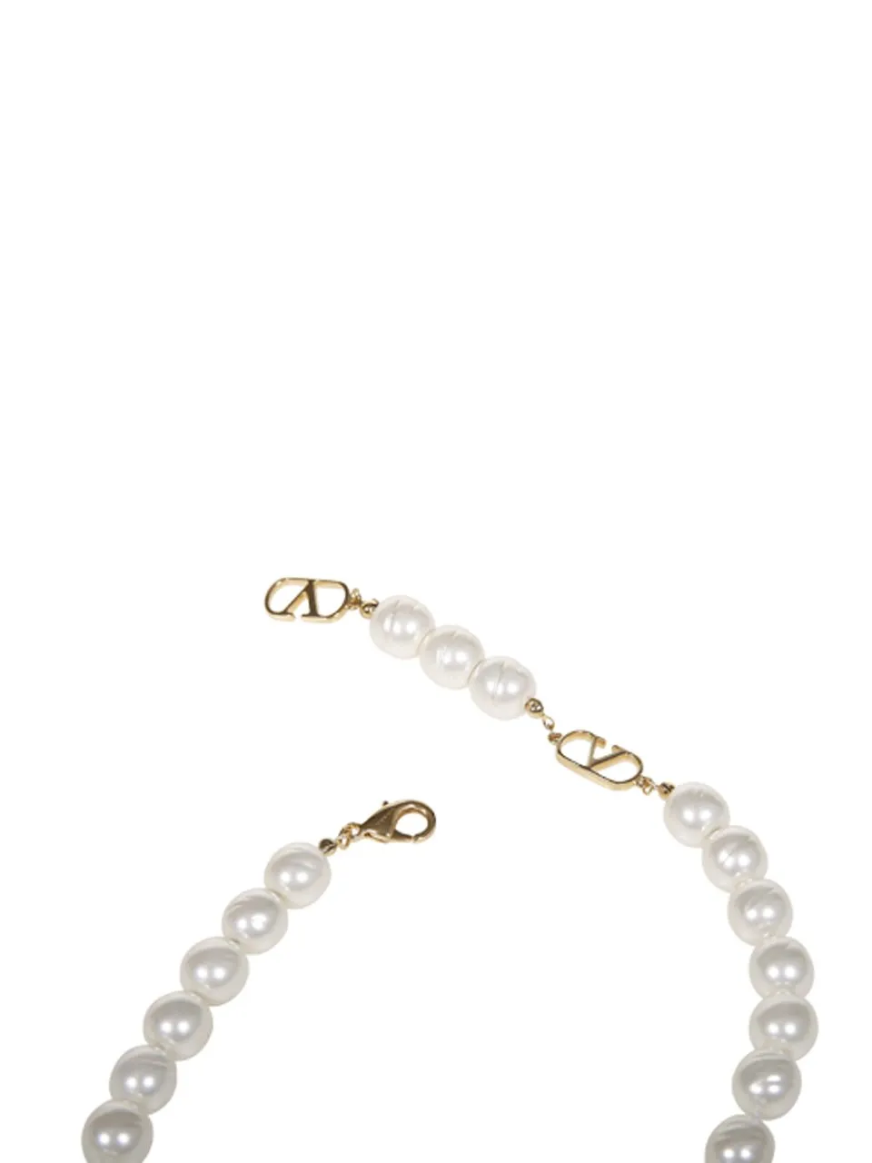 Pearl Necklace With Heart Charm
