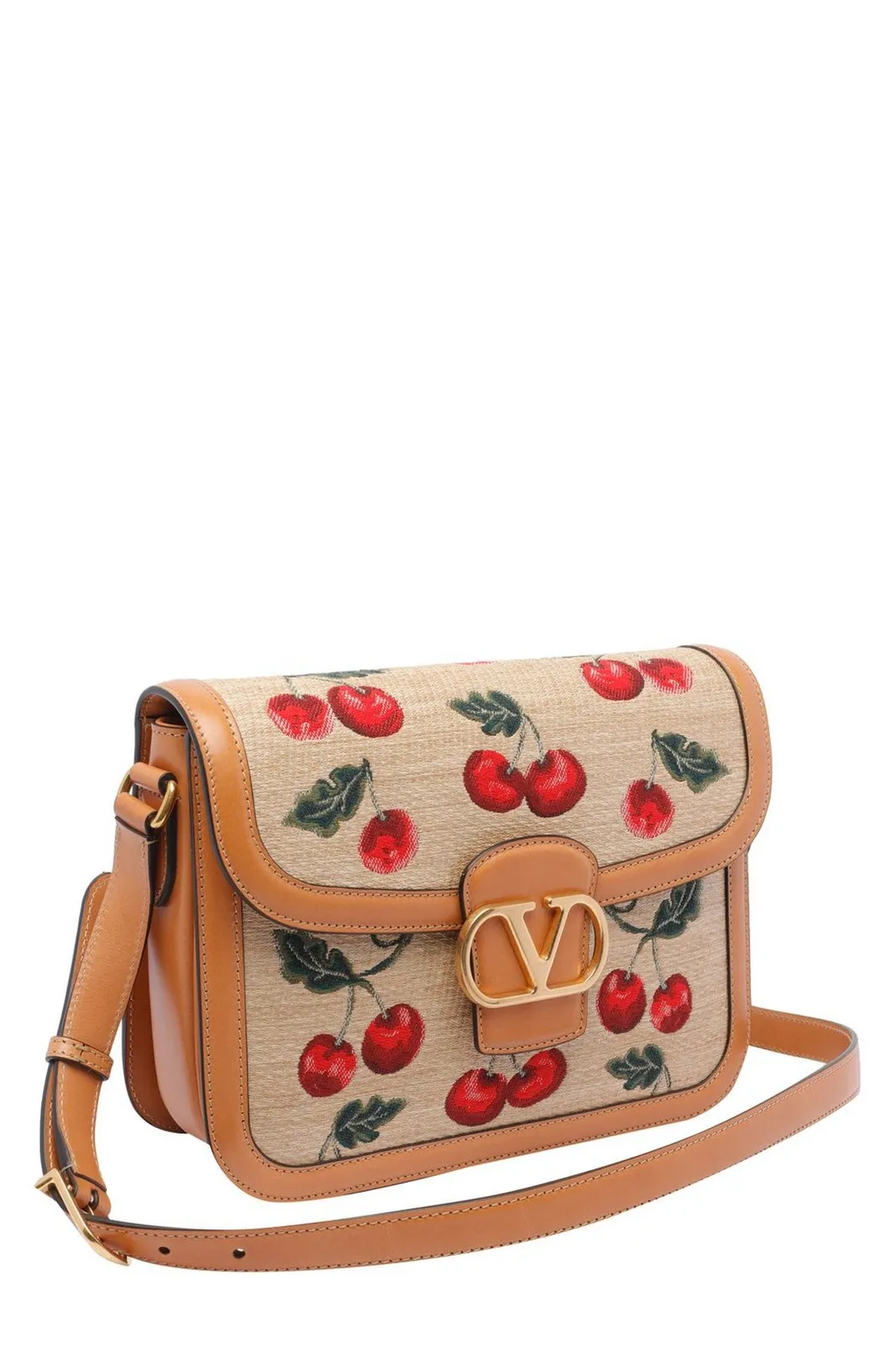 Valentino Garavani Cherry Embellished Shoulder Bag
