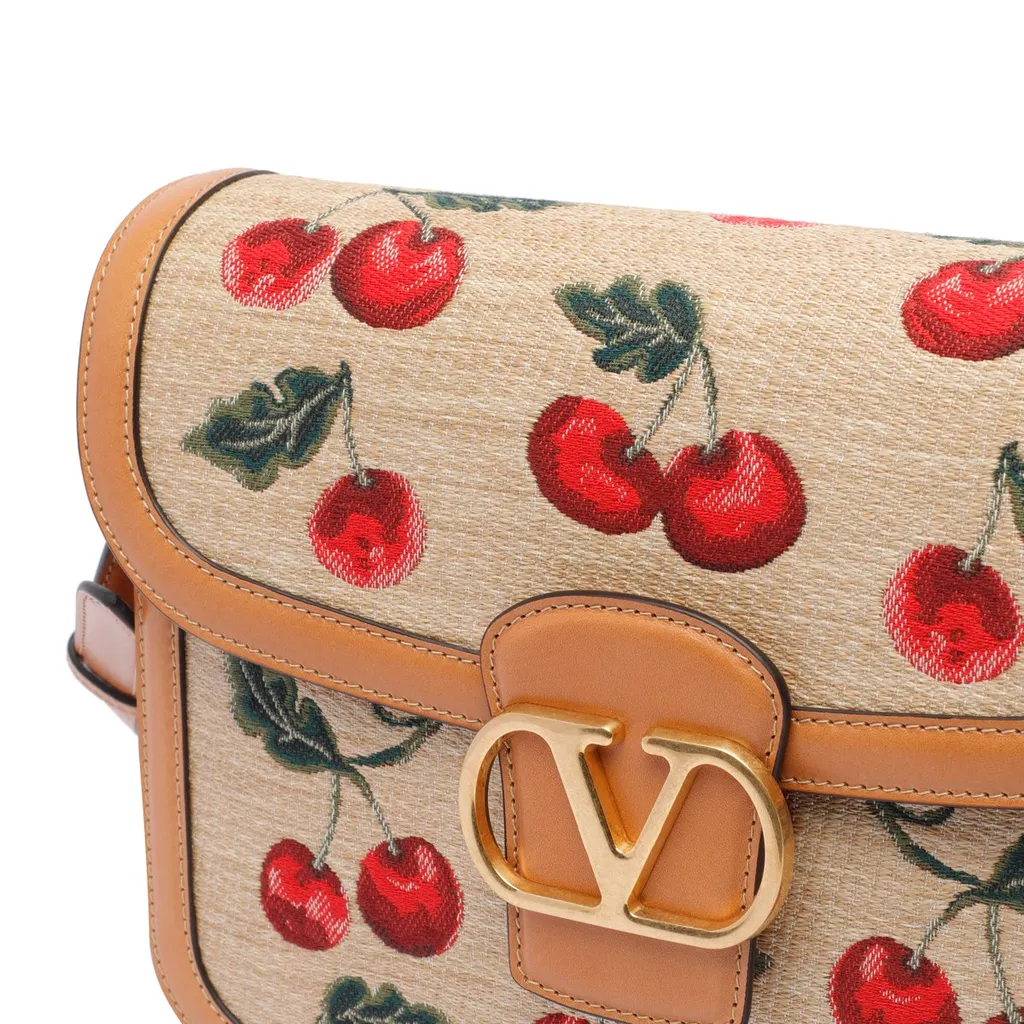 Valentino Garavani Cherry Embellished Shoulder Bag