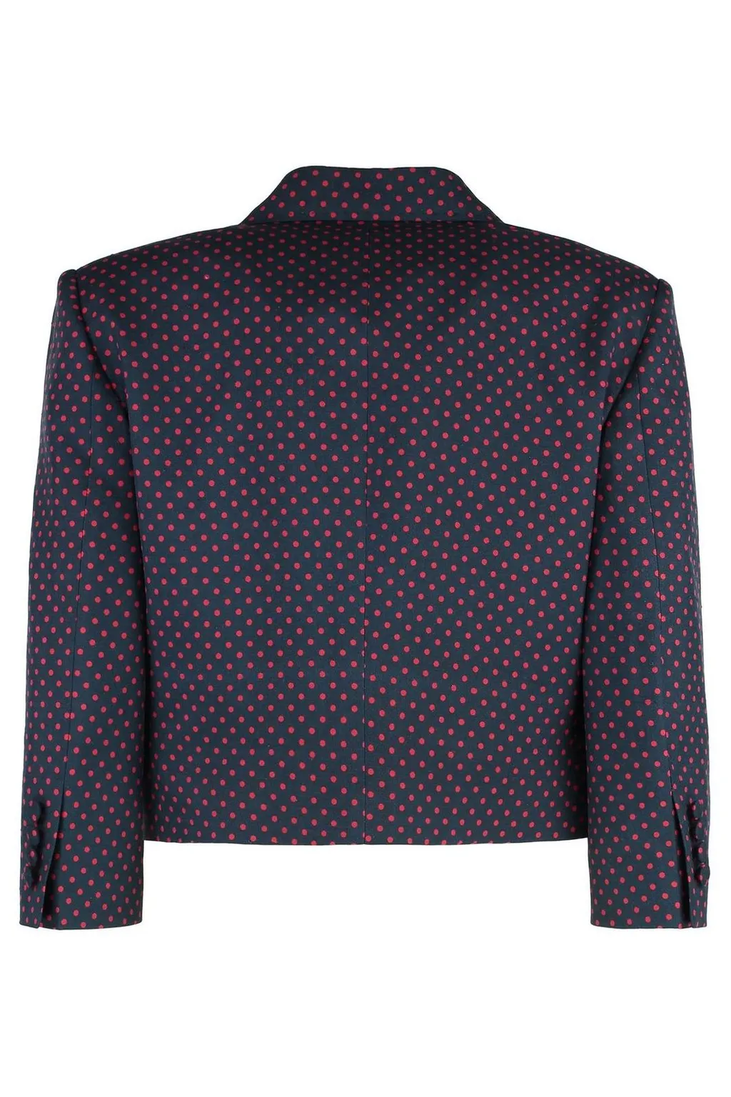 Cropped Blazer With Bow