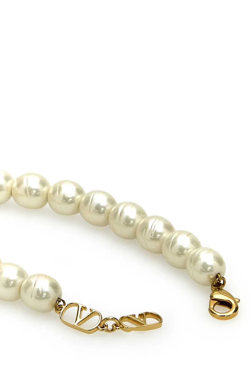 Valentino Garavani Vlogo Heart Charm Bracelet