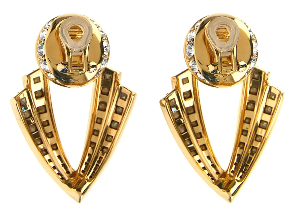 Art Deco Crystal Earrings