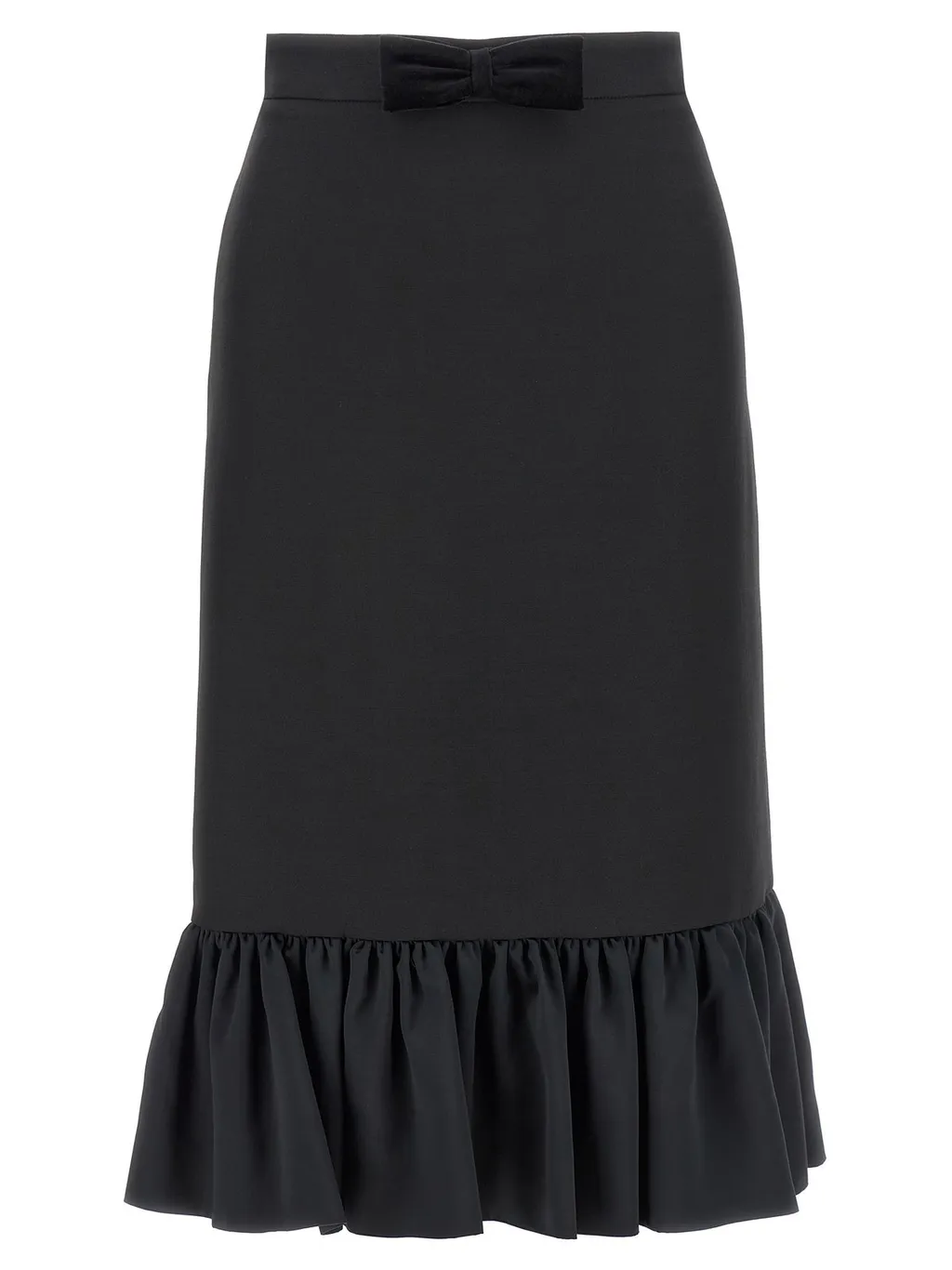 Maxi Skirt With Ruffle Hem