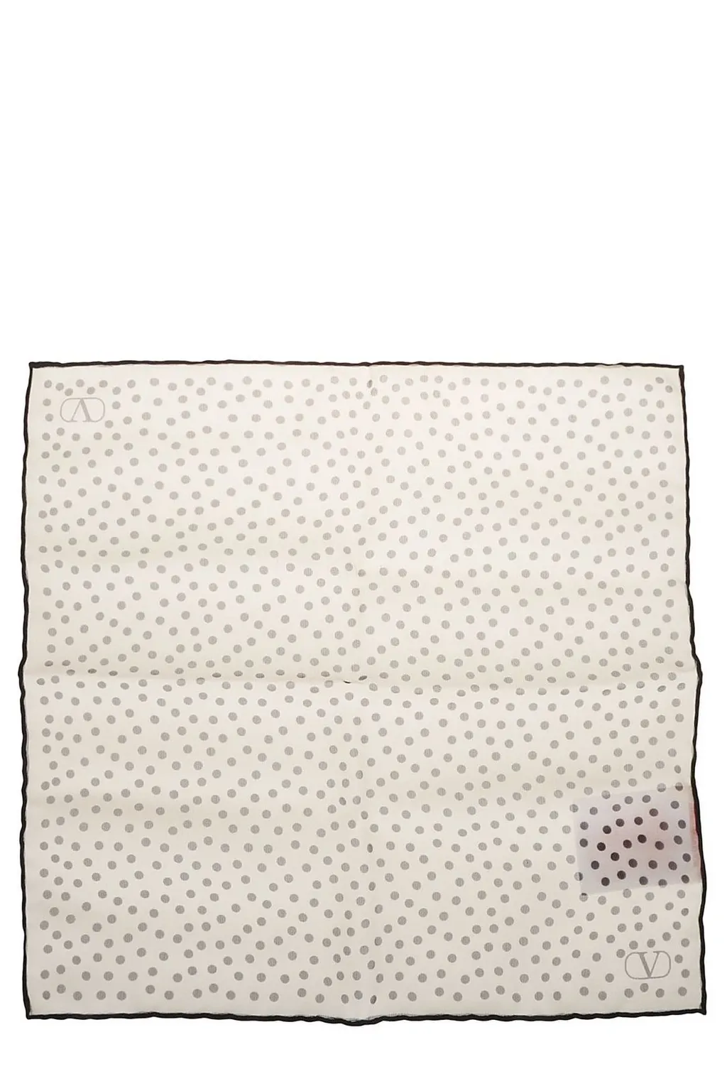 Polka Dot Silk Scarf
