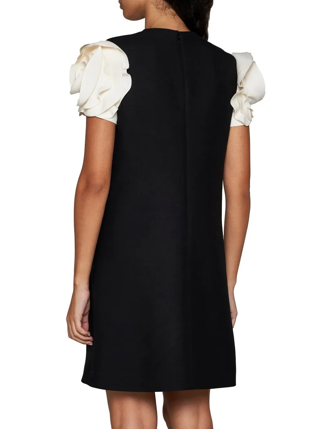 Dress With Ruffled Sleeves