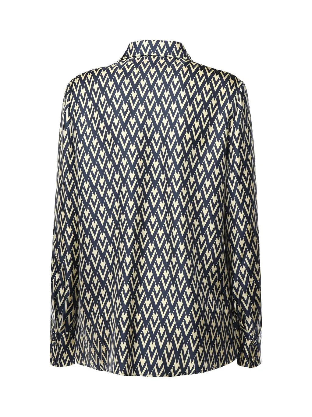 Vltn Print Silk Shirt